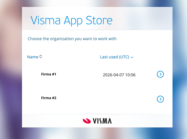 Visma app store